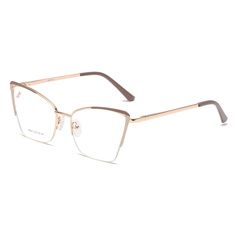 Gafas de lectura graduadas Cat Eye Metal para mujer