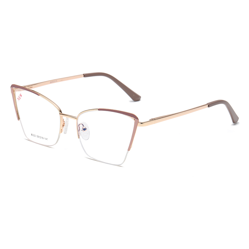 Gafas de lectura graduadas Cat Eye Metal para mujer