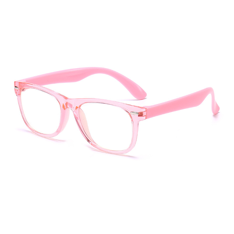 Gafas de bloqueo de luz azul para niños TR90 Square de moda