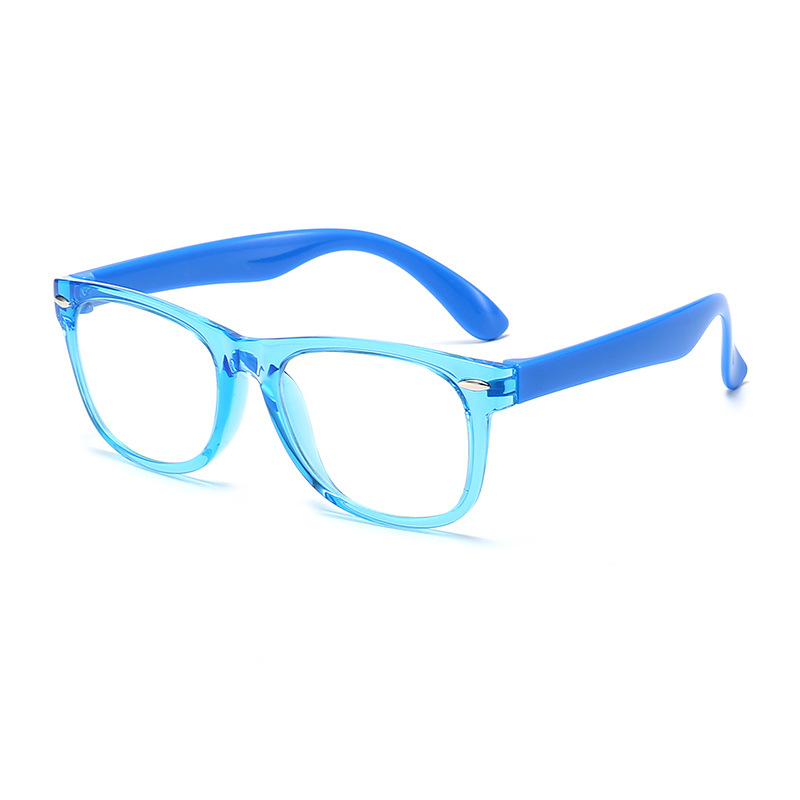 Gafas de bloqueo de luz azul para niños TR90 Square de moda