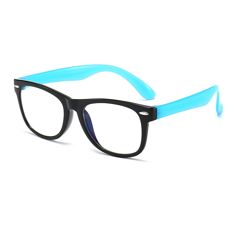 Gafas de bloqueo de luz azul para niños TR90 Square de moda